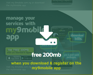 How to get free 200mb from 9mobile