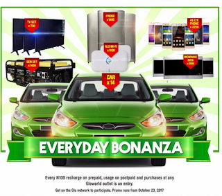 win Ledtv, 4GLTE phones, generators, microwave and hyundai accent