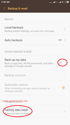 how to factory reset your android phone