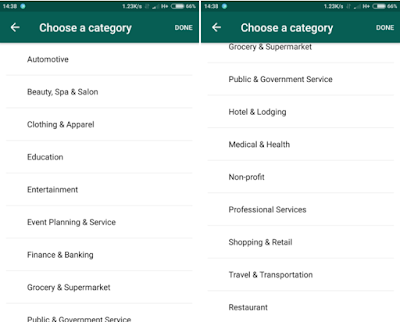 Whatsapp business registration and other stores