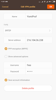 how to connect to android inbuilt vpn