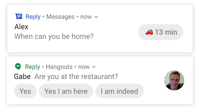 google is testing smart reply feature