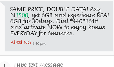 Airtel 1.8GB