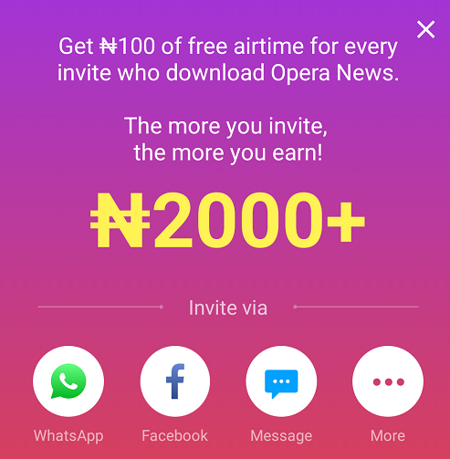 opera unlimited free airtime