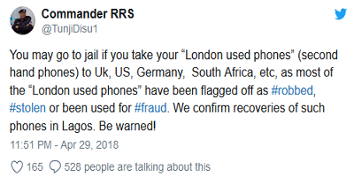 London used phones