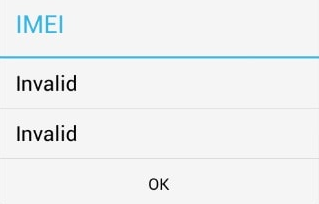 invalid imei
