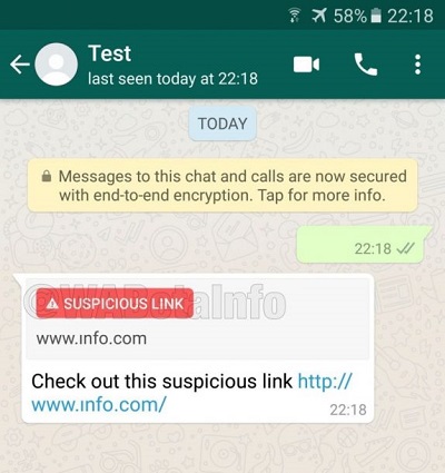suspicious link detection