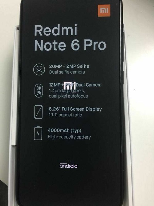 redmi note 6 pro