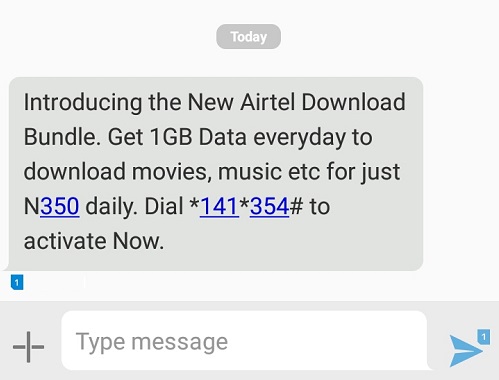 Airtel download bundle
