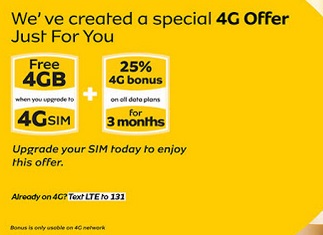 free 4G data