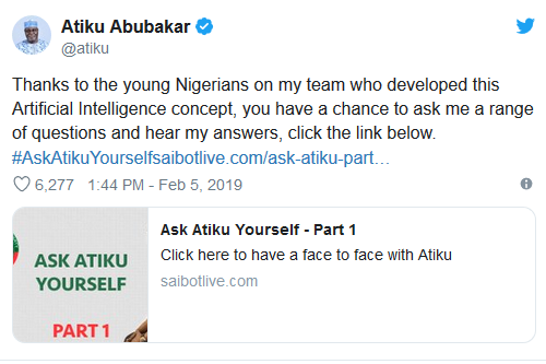 Ask Atiku Yourself