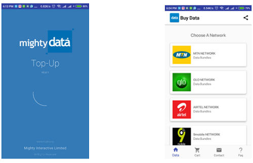 Mighty data top up