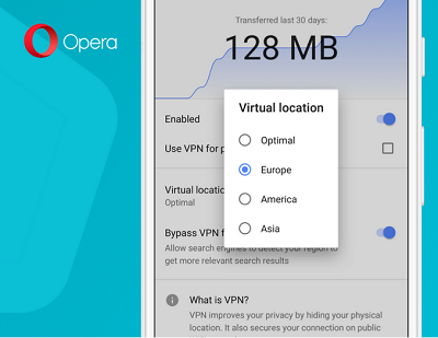 Opera VPn for Android