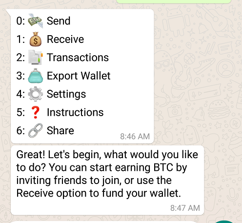 bitcoin whatsapp 