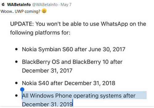 windows 10 whatsApp