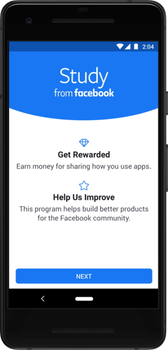 Facebook research program study