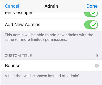 telegram update admin title