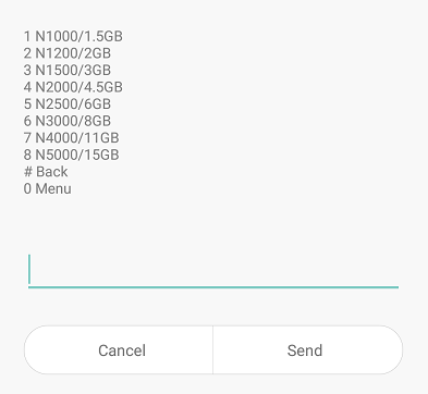 Airtel data allowances