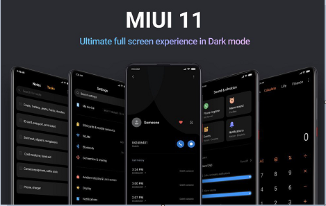 Xaiomi MIUI Dark mode