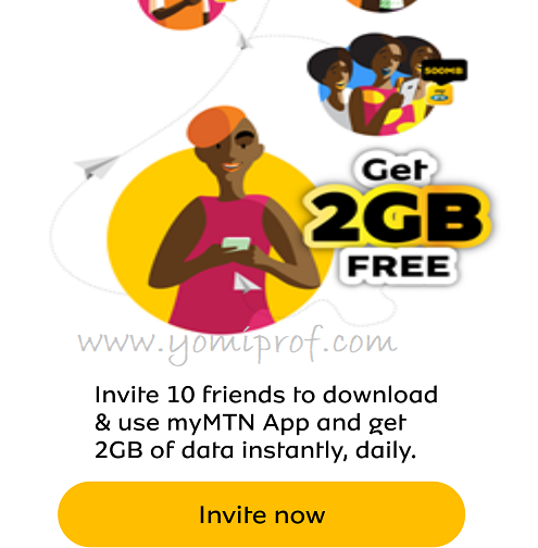 MyMTN App free 2GB