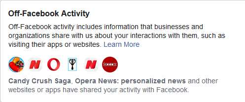 off facebook activity