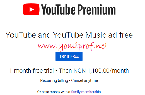 Youtube premium referral