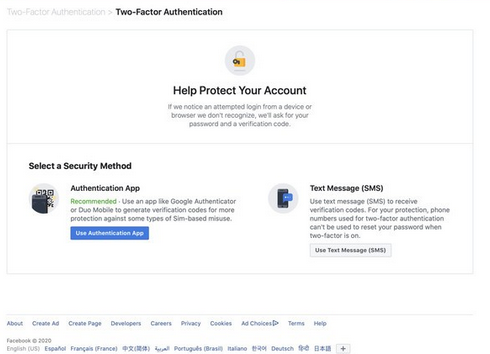 Facebook security