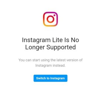 Instagram lite