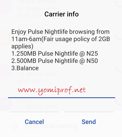 MTN Night plan 2GB for N200