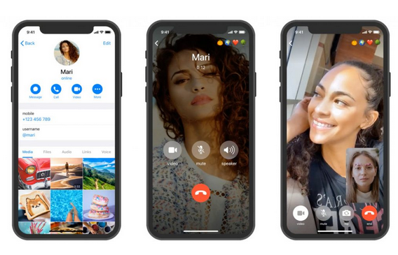 telegram video call