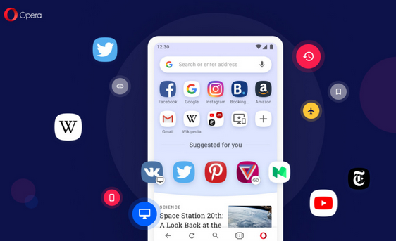 Opera desktop android