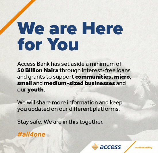 Access bank loan