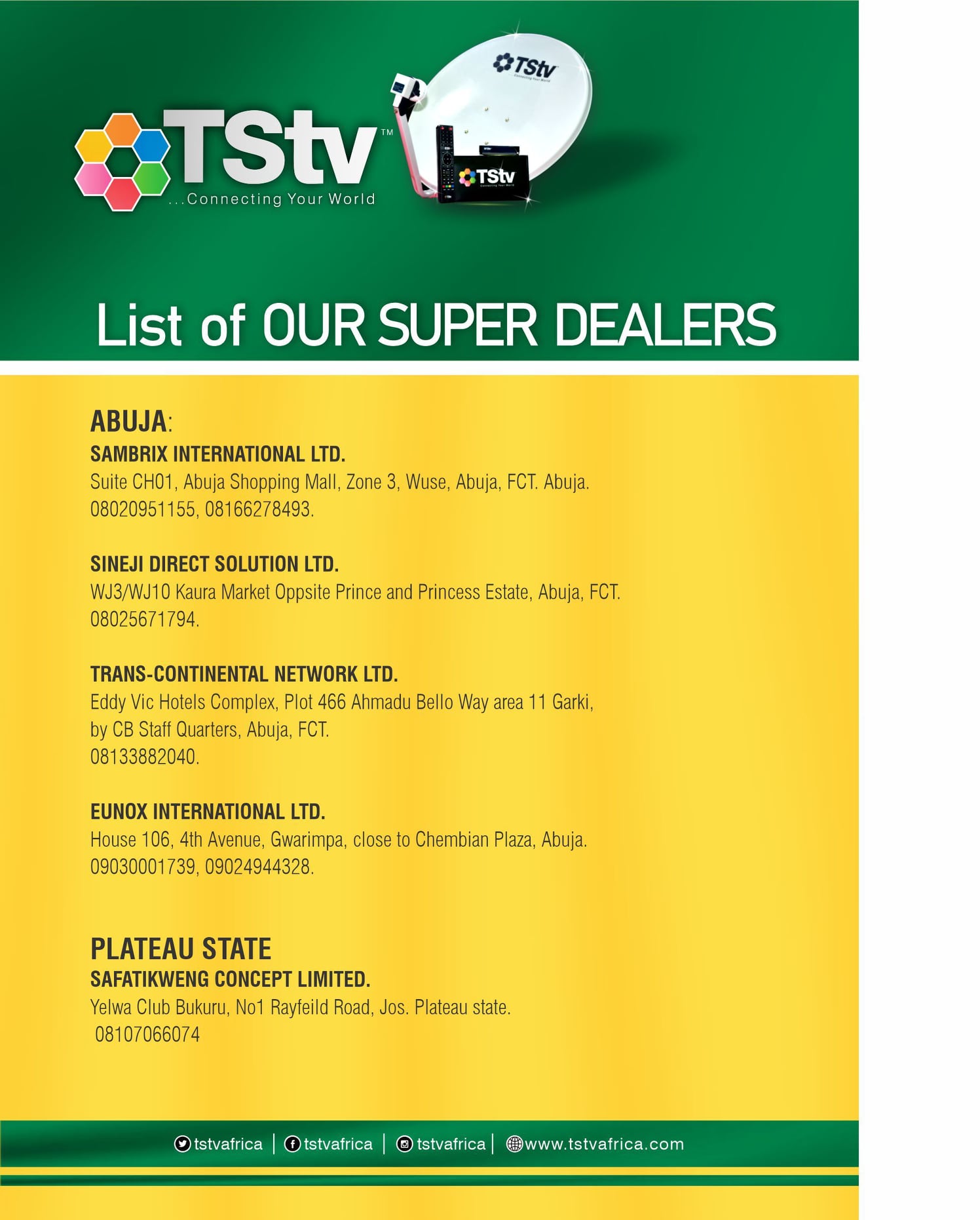 TStv decoder states