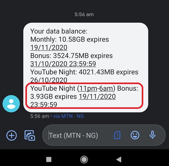 MTN data bundle