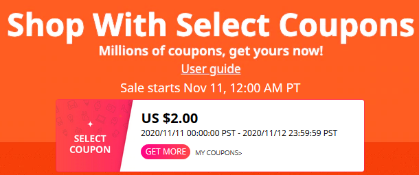 AliExpress Select Coupons