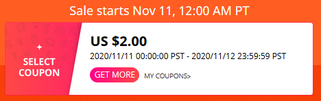 AliExpress 11/11 deals select coupon