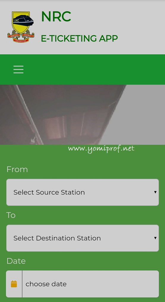 Railway line e-ticketing