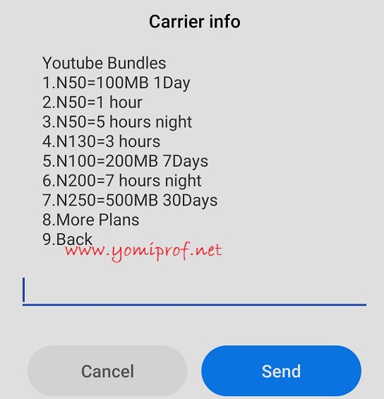 Glo YouTube Data Plan