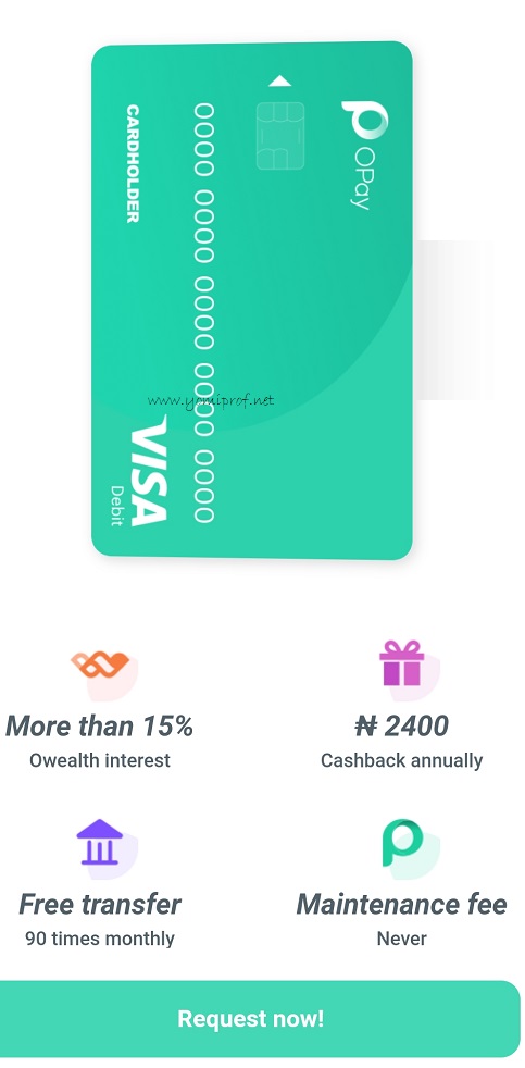 OPay Debit Card