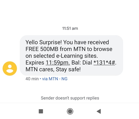 MTN 500MB