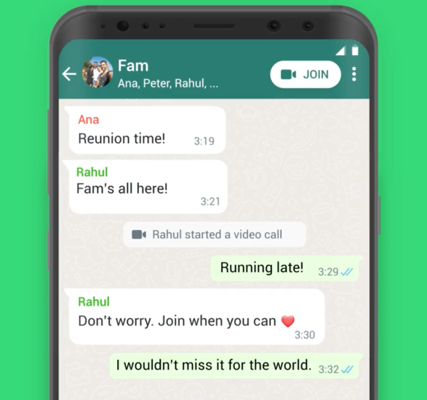 Whatsapp group joinable button