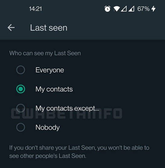 WhatsApp Privacy