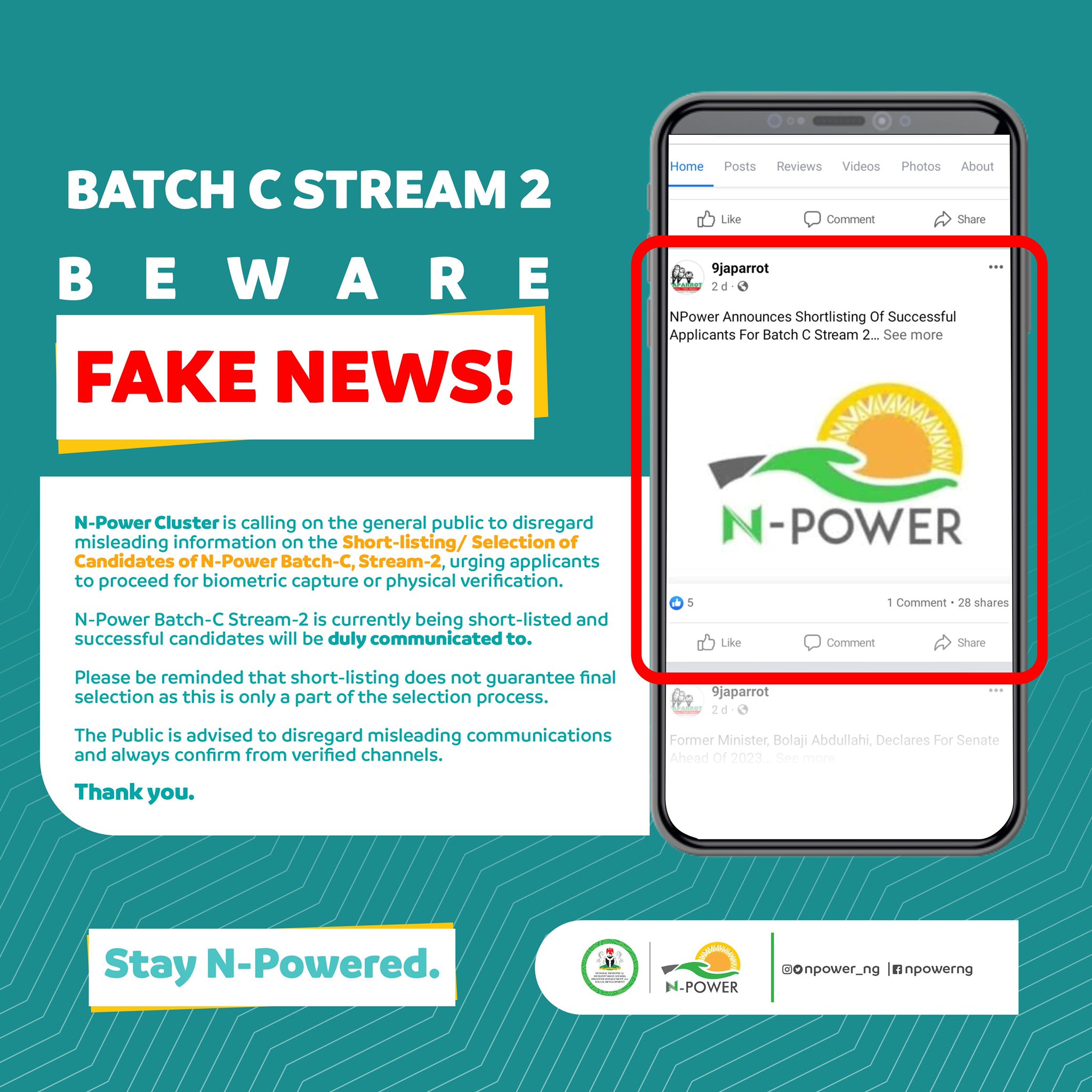Npower batch C stream 2