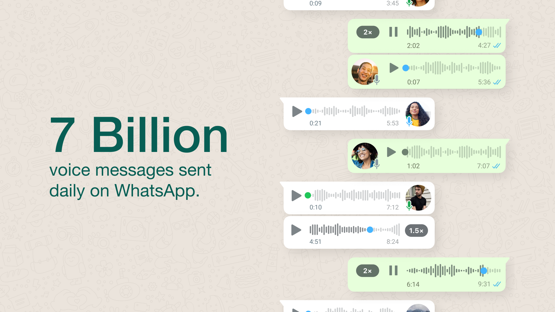 WhatsApp voice messaging