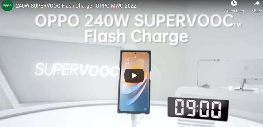 oppo 240W SUPERVOOC