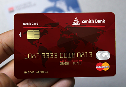 zenith bank card