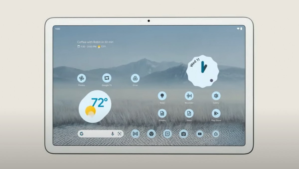 Google Pixel tablet I/O 2022