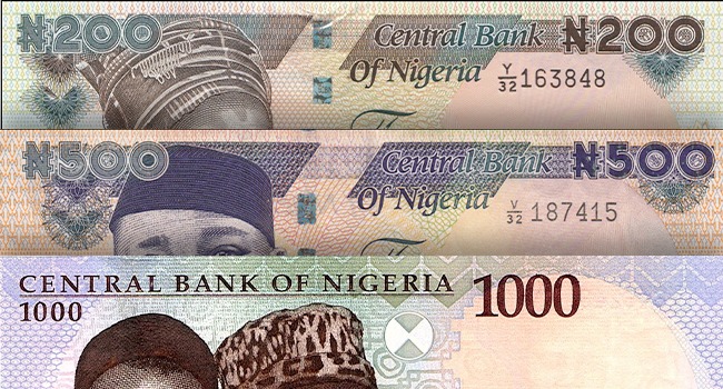 Old naira notes