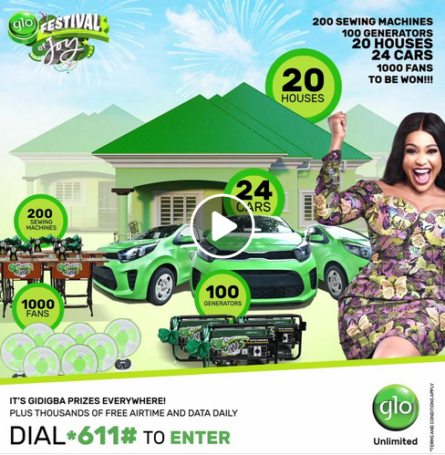 Glo festival of Joy promo