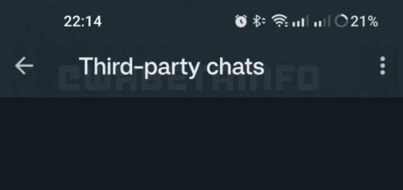 WhatsApp third party